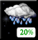 Saturday Night: Slight Chance Rain Showers
