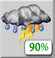 Thursday: Showers And Thunderstorms Likely then Chance Showers And Thunderstorms